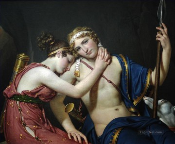 La despedida de Telémaco y Eucharis Jacques Louis David desnudo Pinturas al óleo
